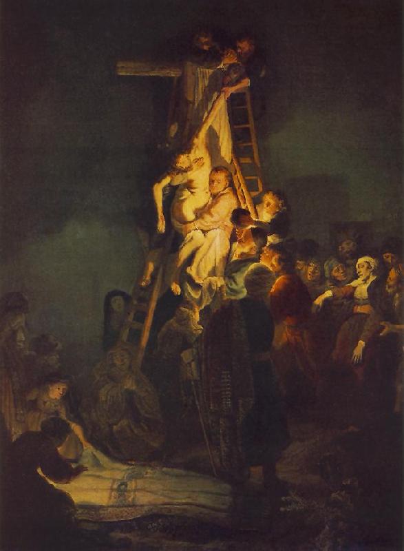 REMBRANDT Harmenszoon van Rijn Descent from the Cross gh oil painting image